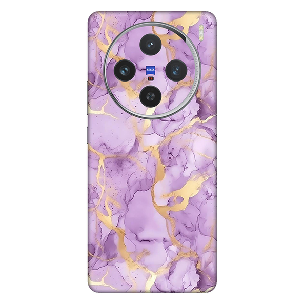 Vivo X series Lavender Marble Mobile Skin