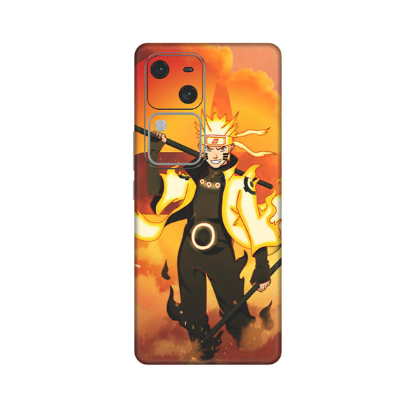 Vivo V Series Naruto Nine Tails Chakra Mobile Skin