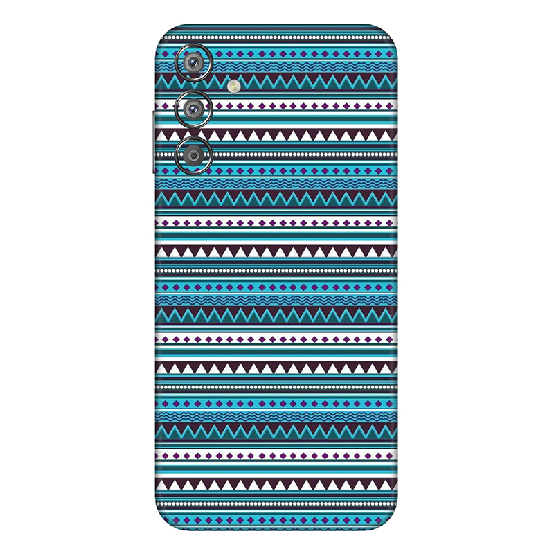 Samsung F Series Blue Strips Mobile skin