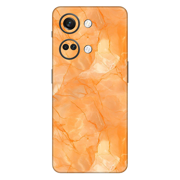 OnePlus Nord 3 Series Orange Marble Mobile Skin