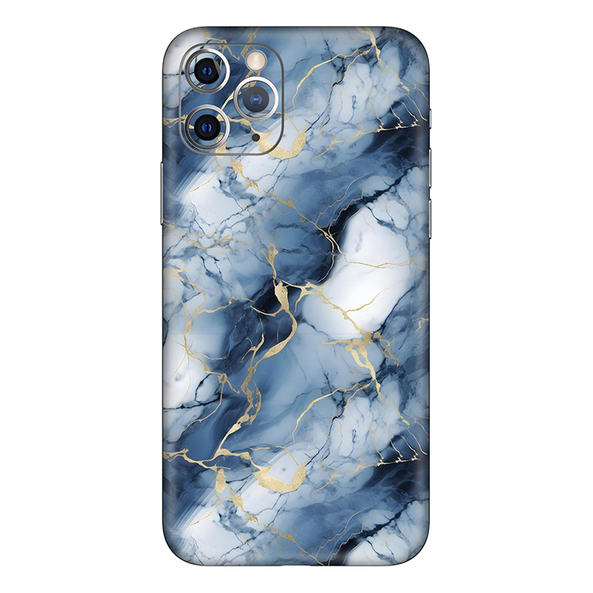 Iphone 11 Series Sapphire Blue Marble Mobile Skin