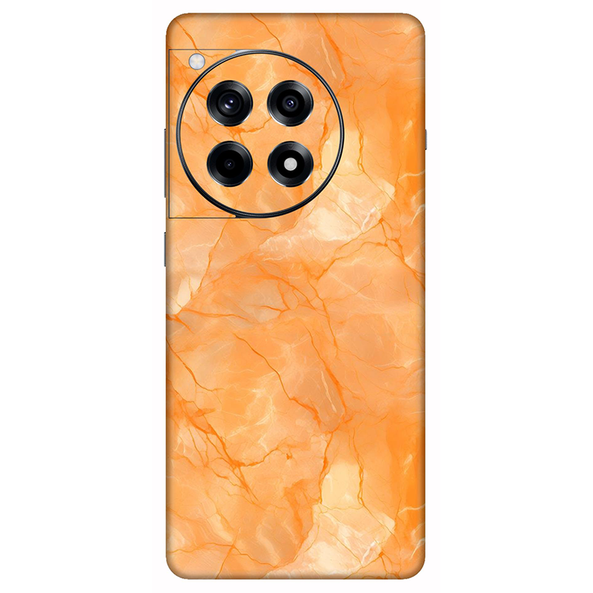 Oneplus 12 Sereis Orange Marble Mobile Skin