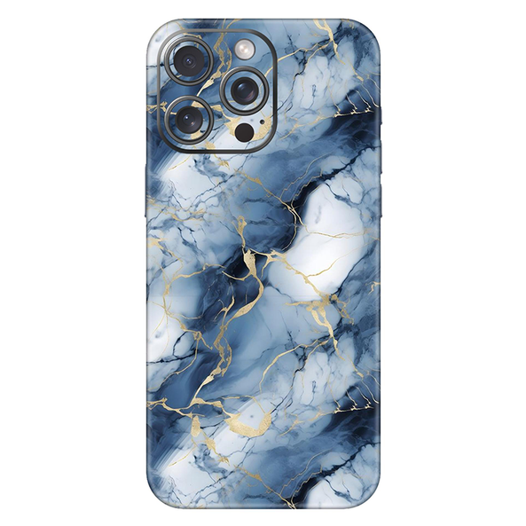 Iphone 14 Series Sapphire Blue Marble Skin