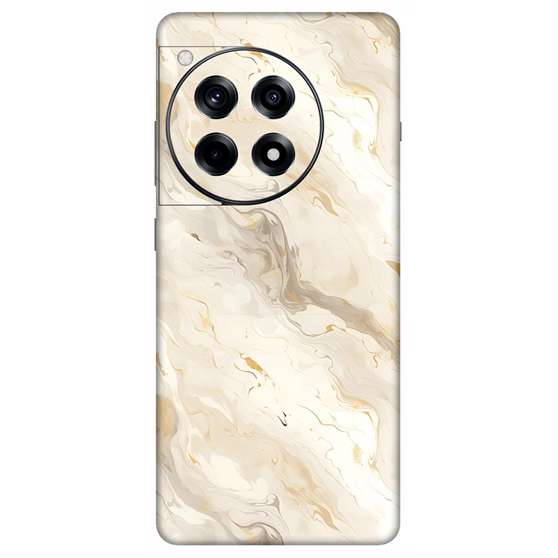 Oneplus 12 Sereis Apricot Shade Marble Mobile Skin