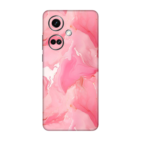 One Plus Nord CE Series Salmon Pink Marble Mobile Skin