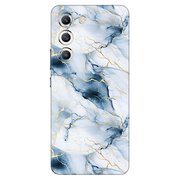 Vivo Y series Light Cyan Marble Mobile Skin