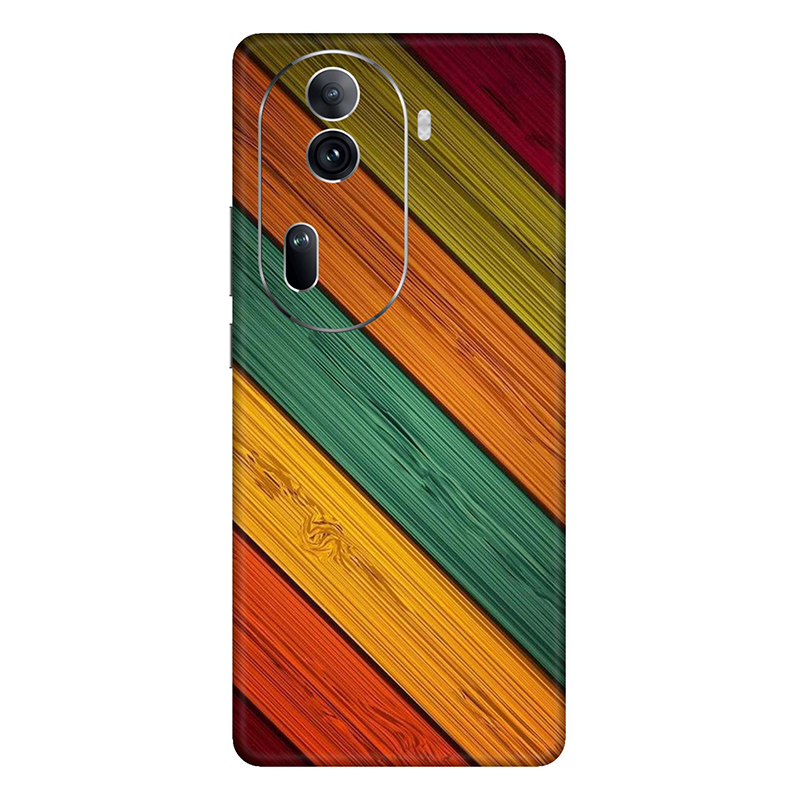 Oppo Reno Series Multi Color Strip Mobile Skin