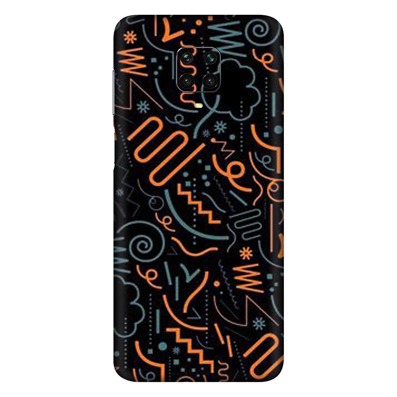 Xiaomi Redmi 9 Series Outlouders funky multicolor Mobile Skin