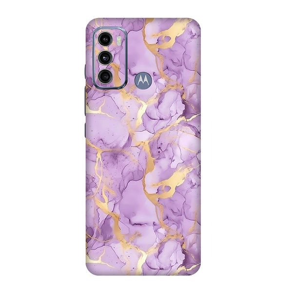 Motorola G Series Lavender Marble Mobile Skin