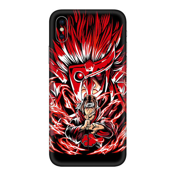 IPHONE X Series Itachi Uchiha Red Mobile Skin