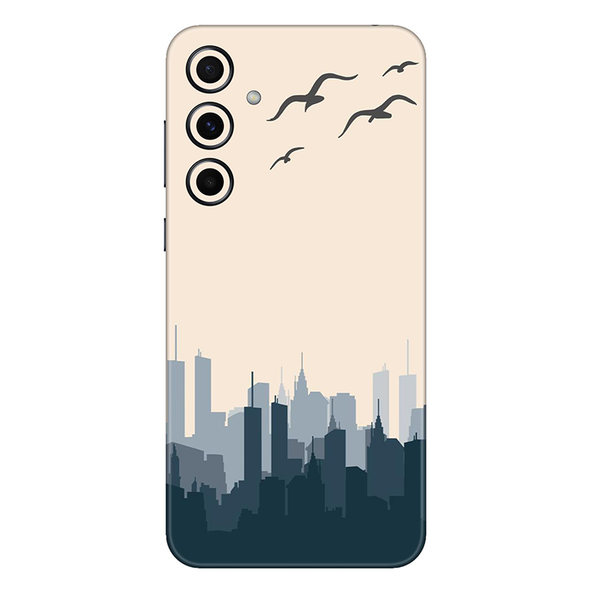 Samsung A Series Aesthetic City View Mobile Skin