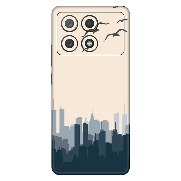 Poco X6 Series Aesthetic City View Mobile Skin