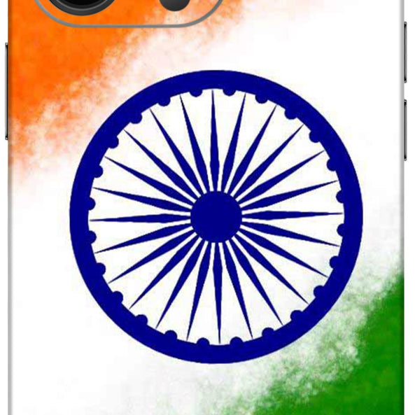 Iphone 13 Series Indian Flag Mobile Back Skin