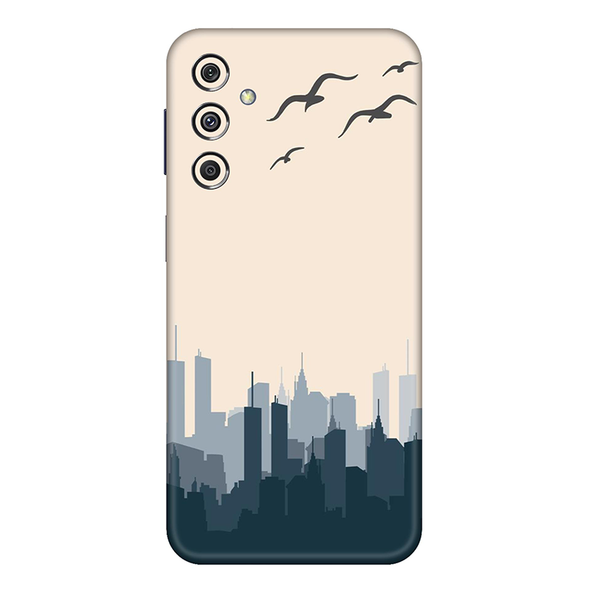 Samsung Galaxy M Aesthetic City View Mobile Skin