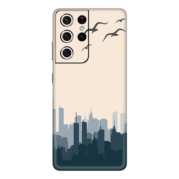 Samsung Galaxy S21 Series Samsung Galaxy S21 Series  Aesthetic City View Mobile Skin