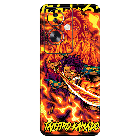 Oppo A Series Tanjiro Kamado Mobile Skin