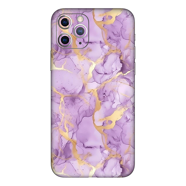 Iphone 11 Series Lavender Marble Mobile Skin