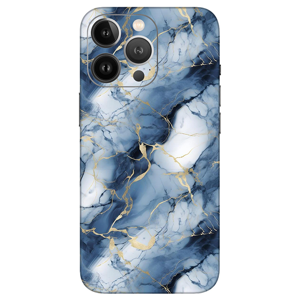 Iphone 13 Series Sapphire Blue Marble Mobile Skin