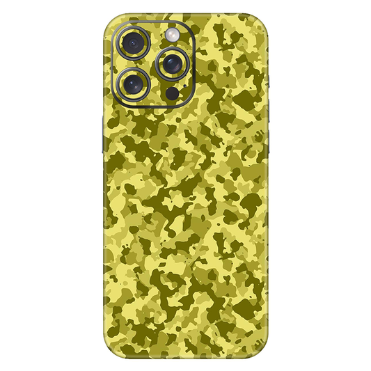 Yellow Camouflage Mobile Skin