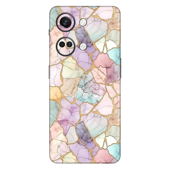 OnePlus Nord 3 Series Rainbow Marble Mobile Skin