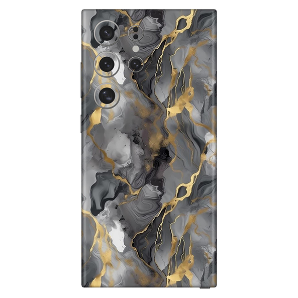 Samsung galaxy s22 Series Grey Marble Mobile Skin