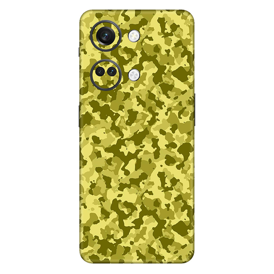 Yellow Camouflage Mobile Skin