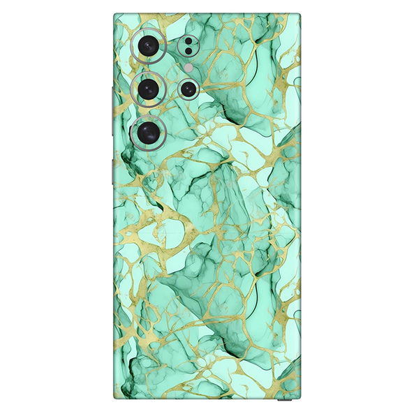 Samsung S23 Series Pastel Green Mobile Skin