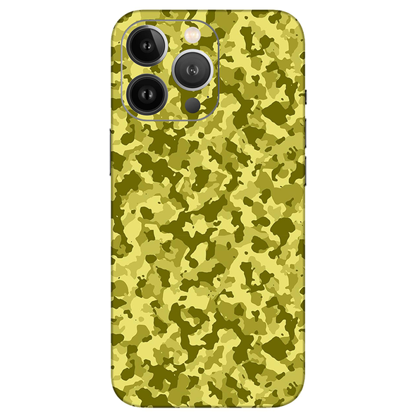 Iphone 12 Series Yellow Camouflage Mobile Skin