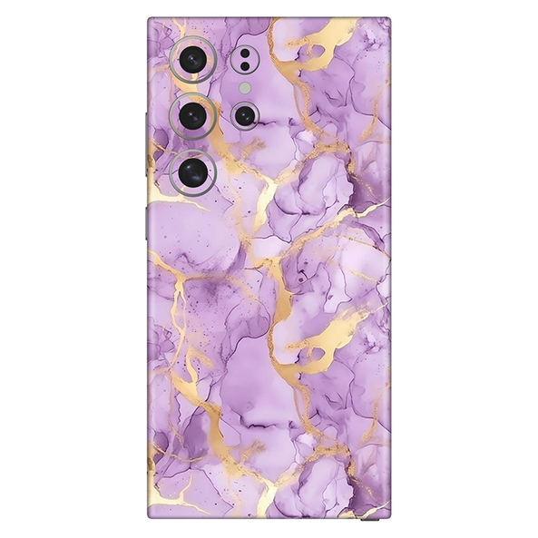 Samsung S23 Series Lavender Marble Mobile Skin