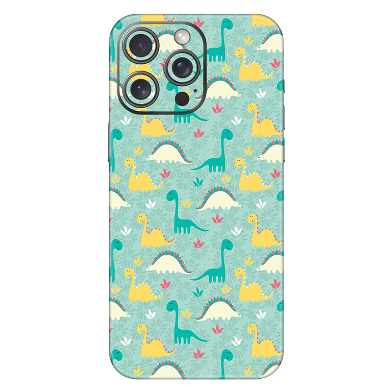 Iphone 15 Series Dinosaur Doodle Mobile Skin