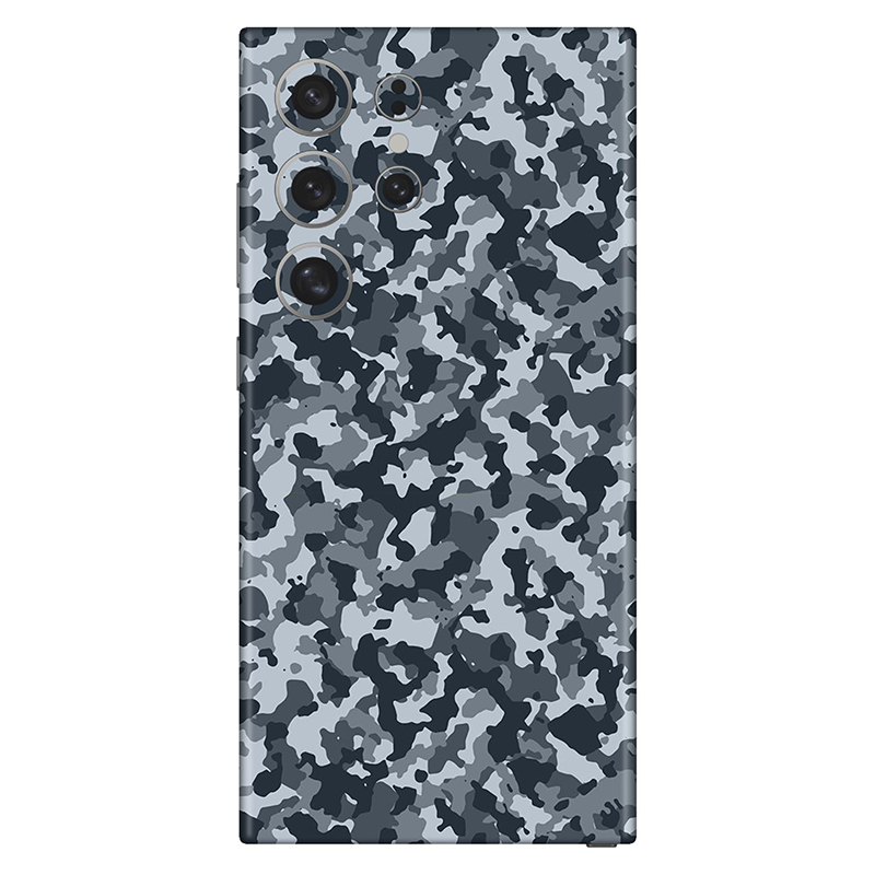 Samsung S23 Series Black Camouflage Mobile Skin