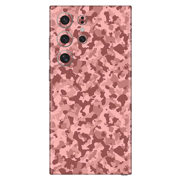 Samsung S24 Series Pink Camouflage Mobile Skin