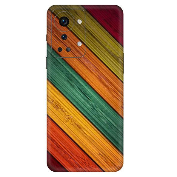 oneplus nord 2 series Multi Color Strip Mobile Skin