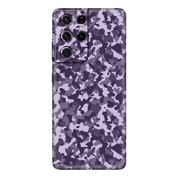 Samsung Galaxy S21 Series Lilac Camouflage Mobile Skin