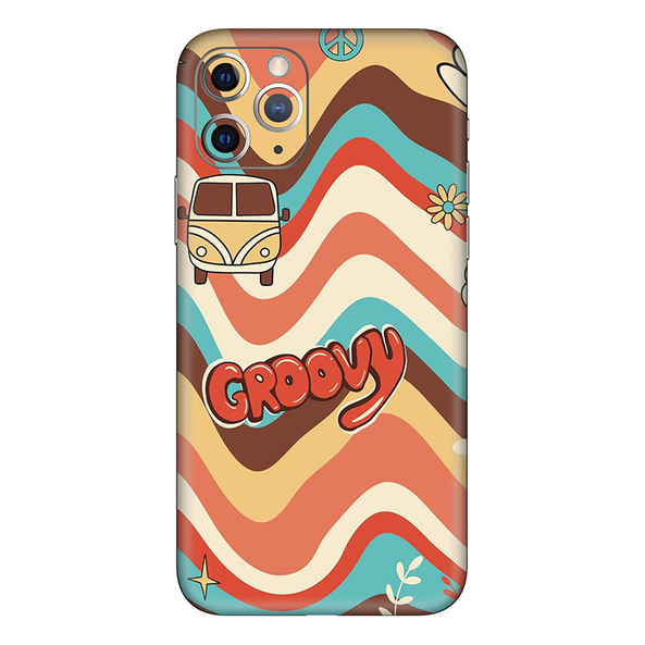 Iphone 11 Series Groovy Retro Mobile Skin