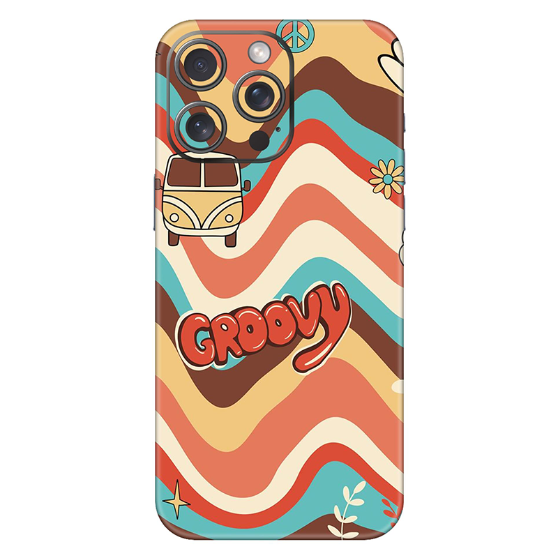 Iphone 15 Series Groovy Retro Mobile Skin