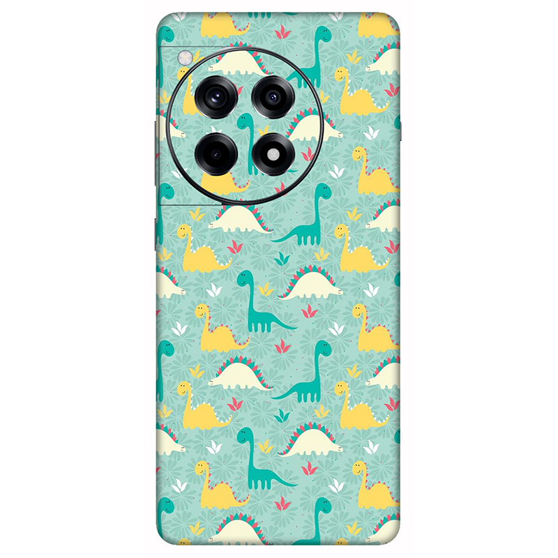 Oneplus 12 Sereis Dinosaur Doodle Mobile Skin