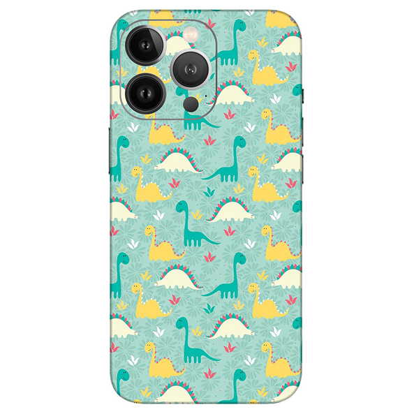 Iphone 12 Series  Dinosaur Doodle Mobile Skin