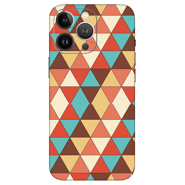 Iphone 12 Series Seamless Multicolored  Triangle Mobile Skin