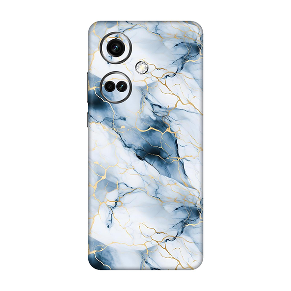 One Plus Nord CE Series Light Cyan Marble Mobile Skin