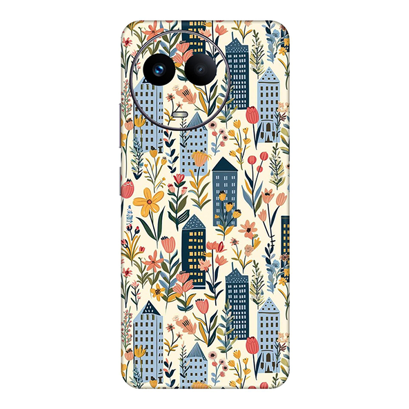 realme 11 Series Multicolored Floral Mobile Skin