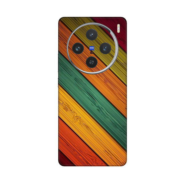 Vivo X series Multi Color Strip Mobile Skin