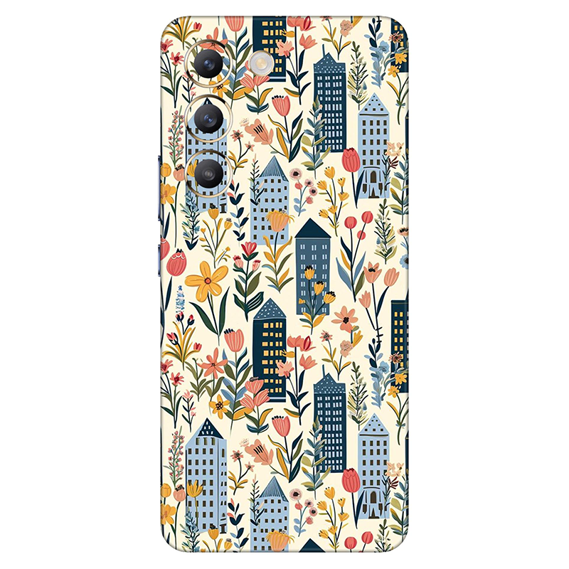 Vivo Y series Multicolored Floral Mobile Skin