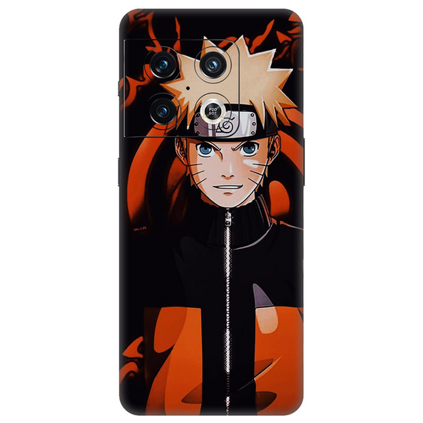 One Plus 10 Series Naruto Orange & Black Mobile Skin