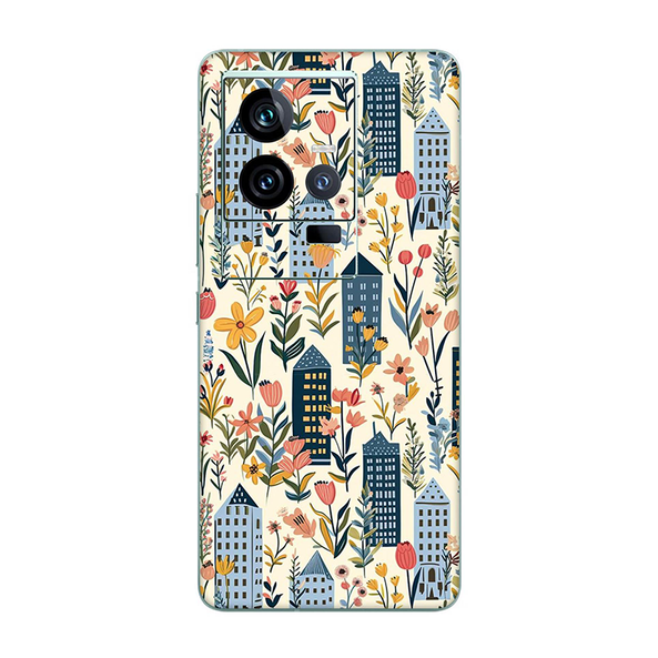 IQOO 11 Multicolored Floral Mobile Skin