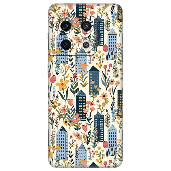 One Plus 10 Series Multicolored Floral Mobile Skin