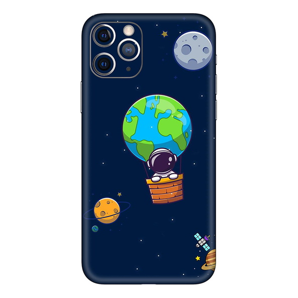 Iphone 11 Series Astronaut With Earth Mobile Skin