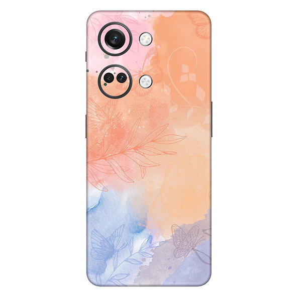 OnePlus Nord 3 Series Persian Orange Watercolor Mobile Skin