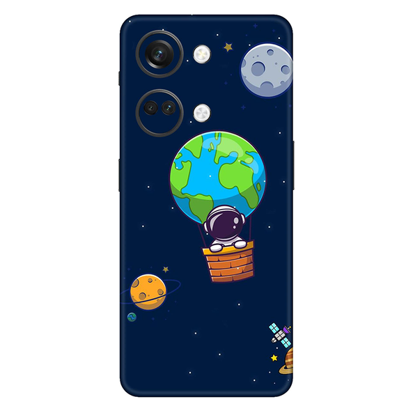 OnePlus Nord 3 Series Astronaut With Earth Mobile Skin