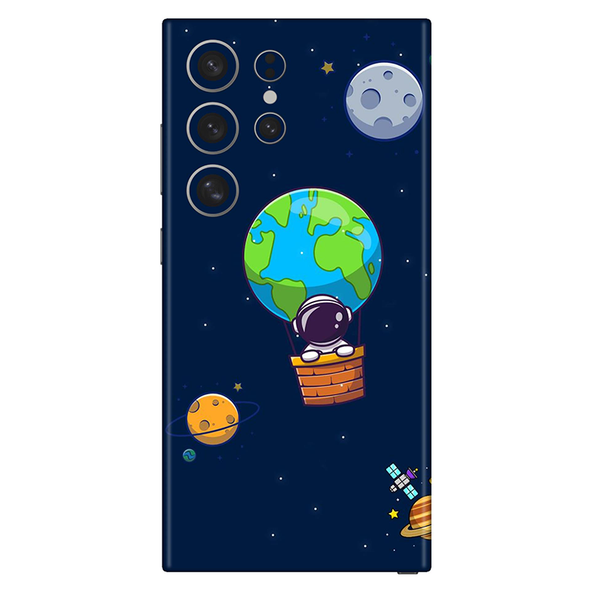 Samsung S23 Series Astronaut With Earth Mobile Skin